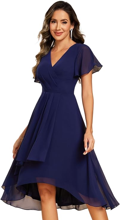 Vestido elegante de noche para invitada de boda