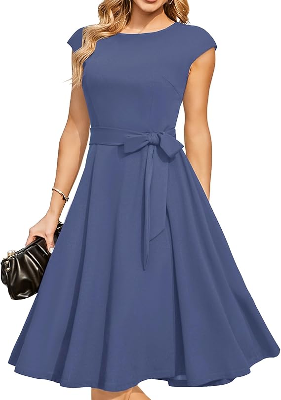 Vestido de estilo retro para invitada de boda
