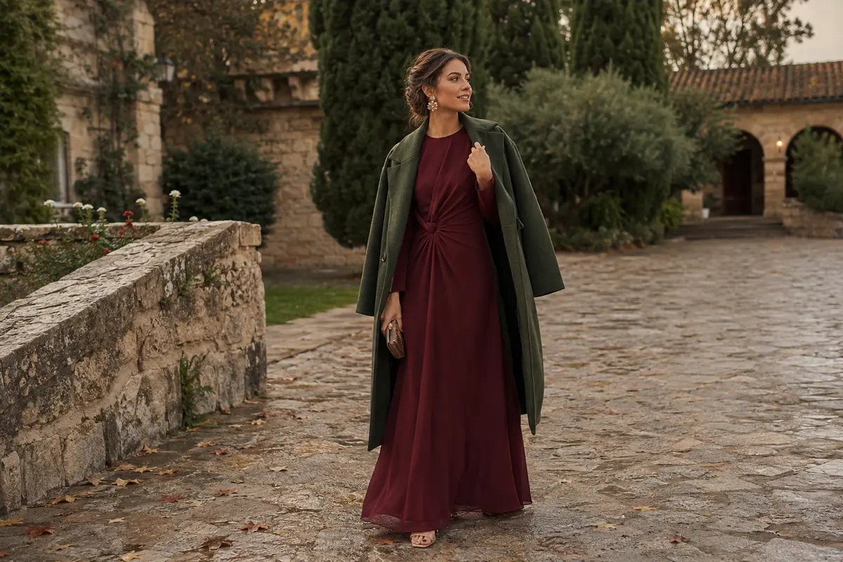 Imagen destacada de Vestidos de invitada de manga larga para bodas de otoño e invierno