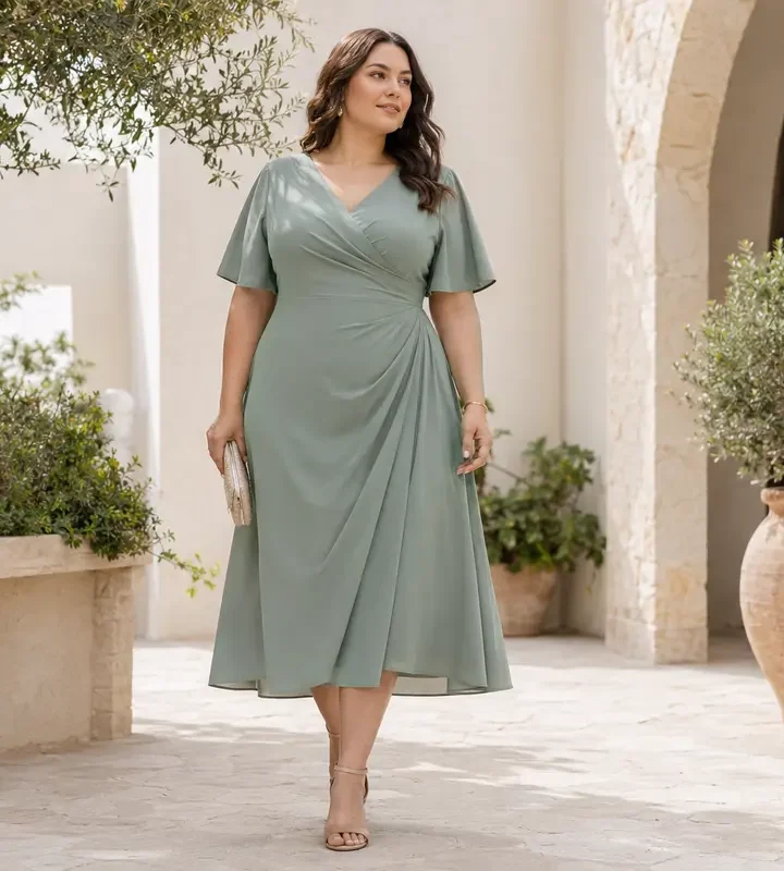 Imagen destacada de Vestidos de invitada de talla grande: guía para elegir sin renunciar al estilo